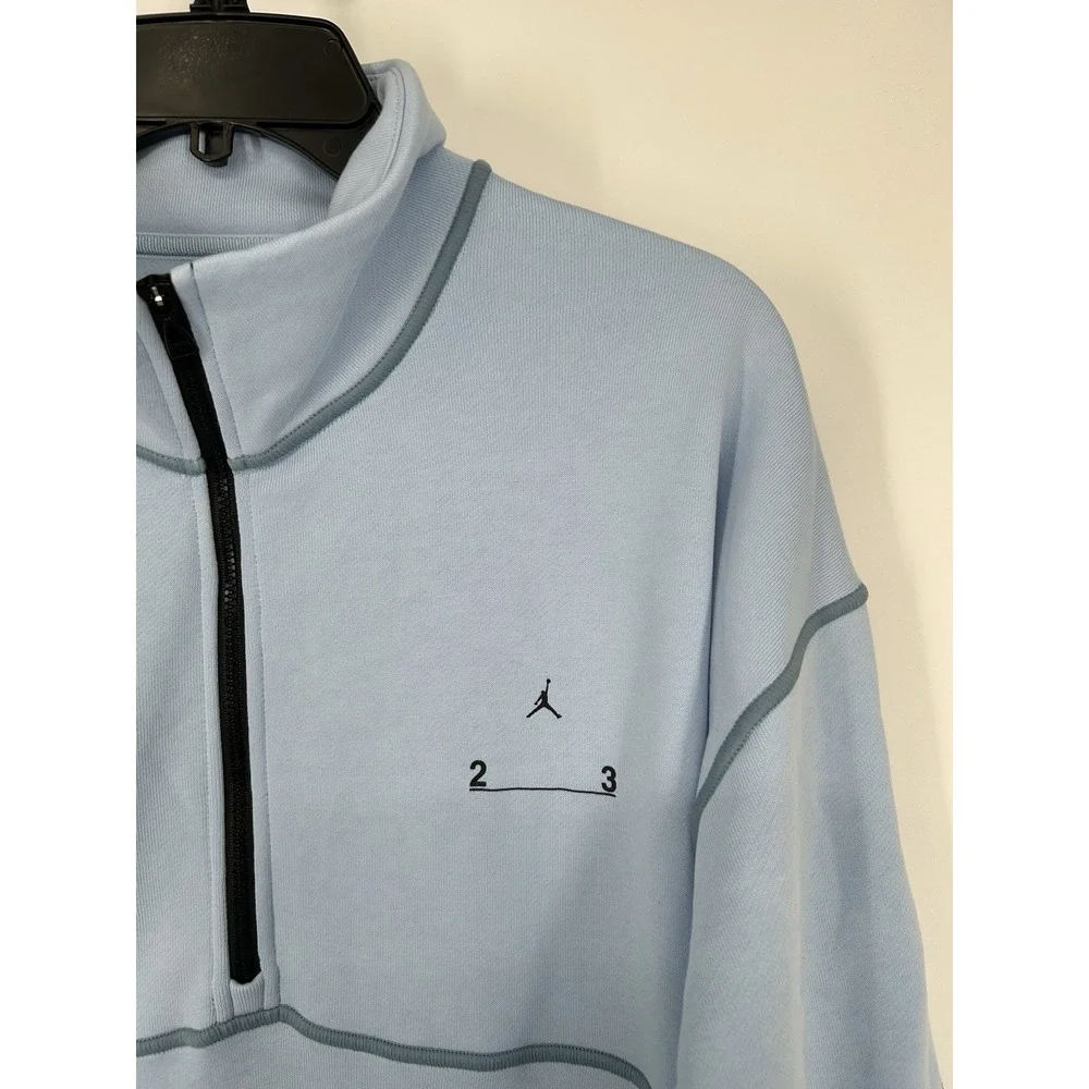 Nike Air Jordan 23 Engineered Fleece‎ Half 1/2 Zip Pullover DV7679-411 Medium